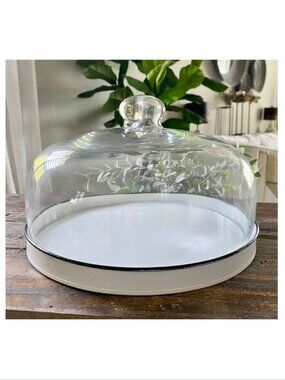 White Dessert Cloche